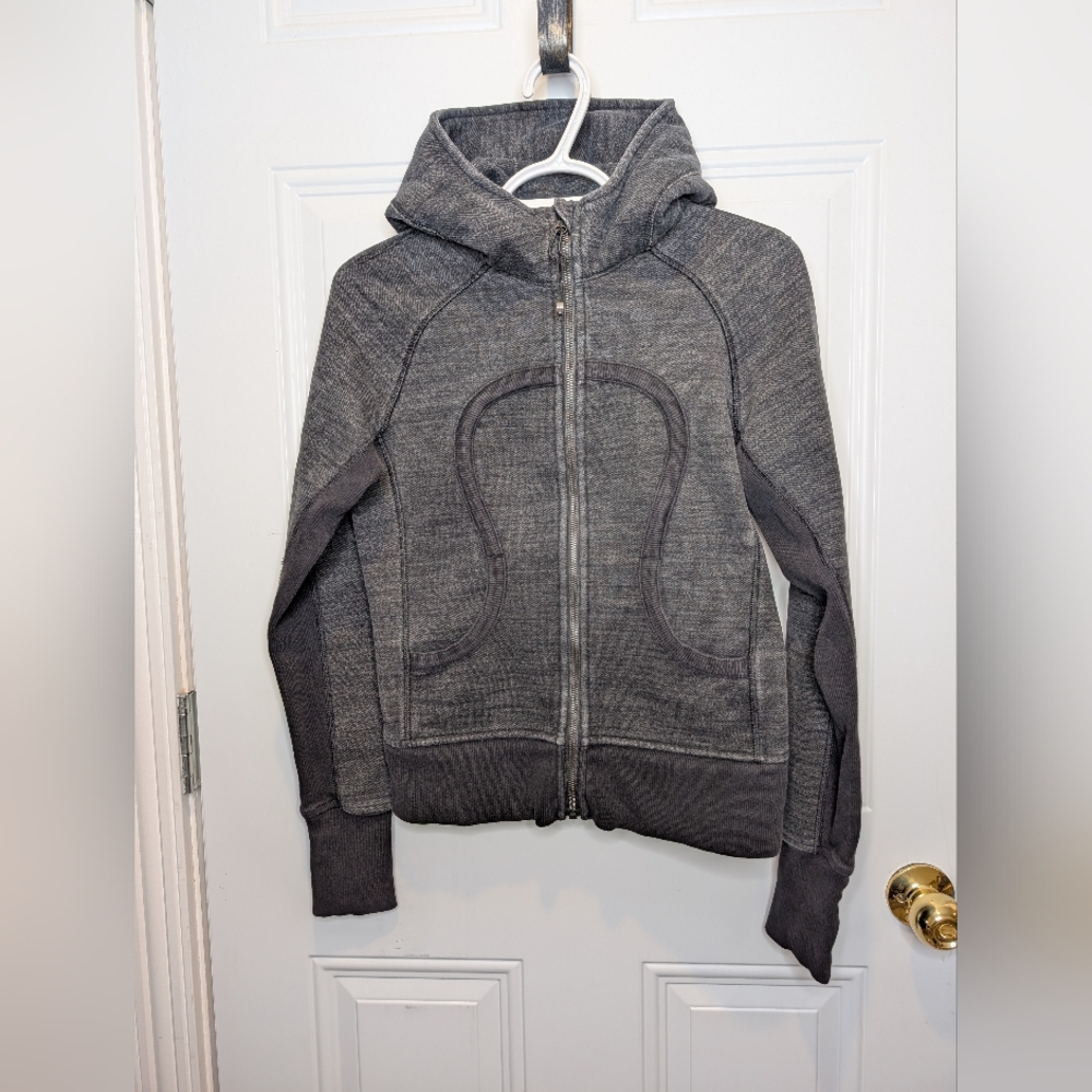 *SOLD* Size 4 Or 6 | Lululemon Scuba Full-Zip Hoodie Heather Grey